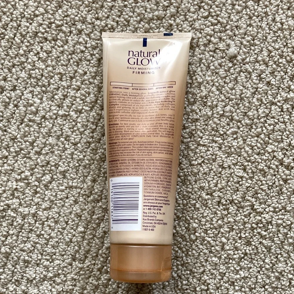 Jergens Vintage Natural Glow Daily Moisturizer Firming 7.5 fl oz Y2K Throwback